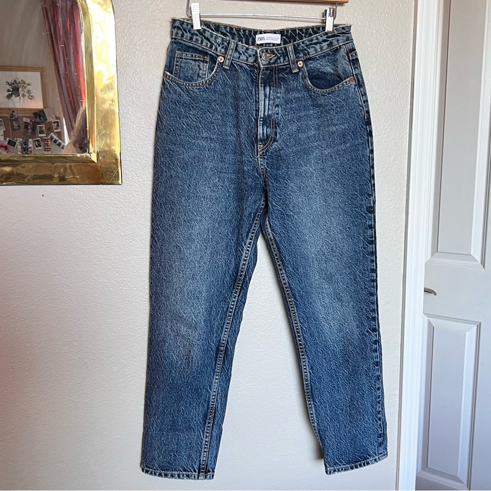 Medium wash Mom Fit Zara Jeans